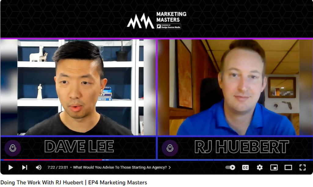RJ Huebert on the Marketing Masters episode!